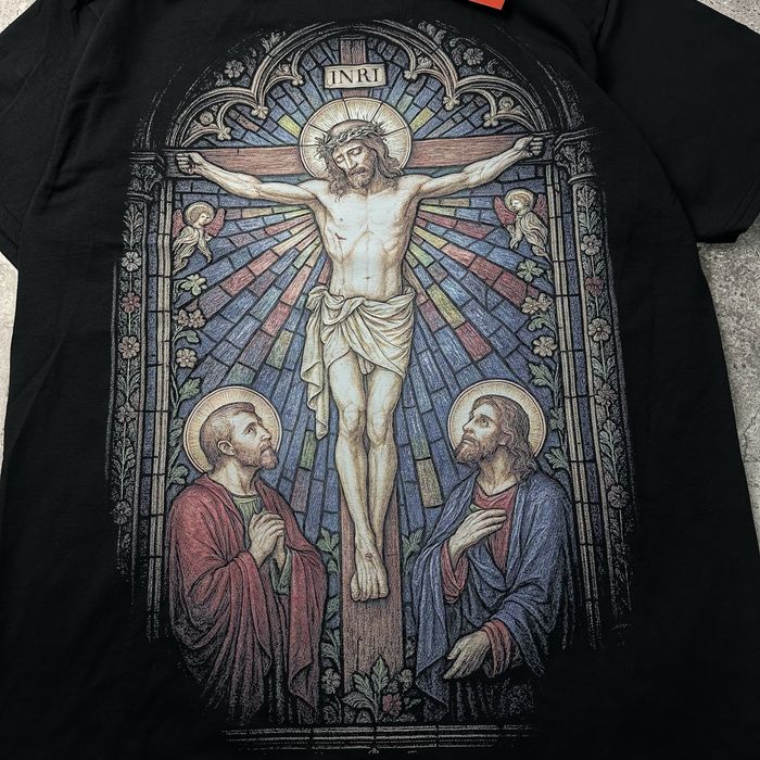 Футболка Supreme INRI ВЕЛИКИЙ принт  S,M,L,CL