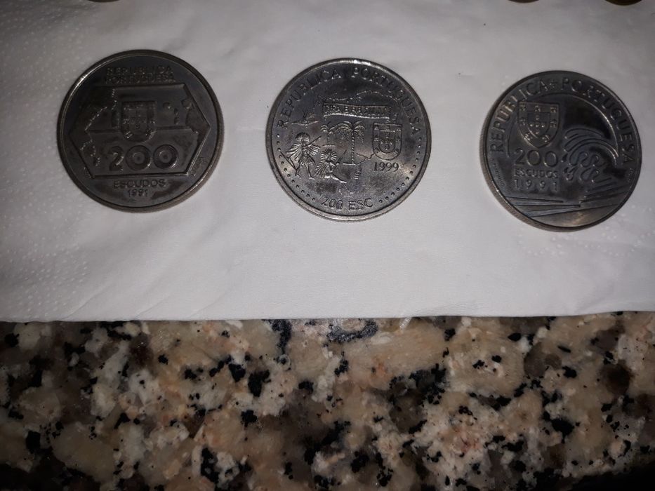 Moedas várias antigas