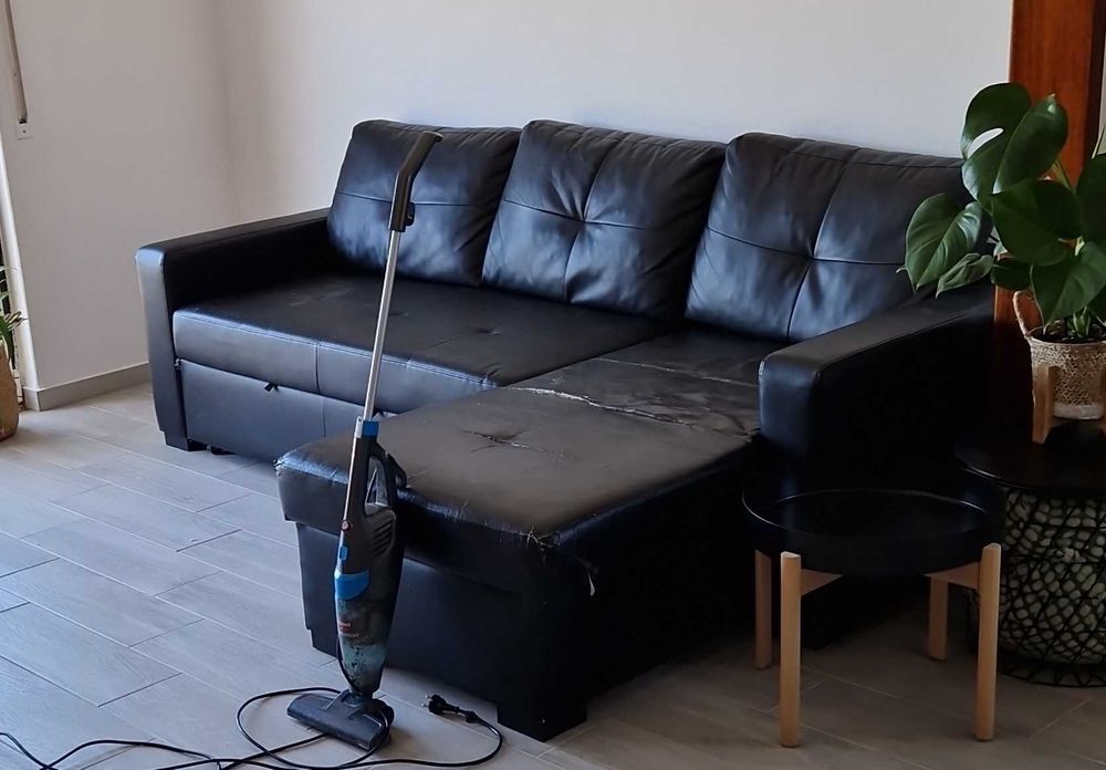 Sofá Ikea a precisar de forra