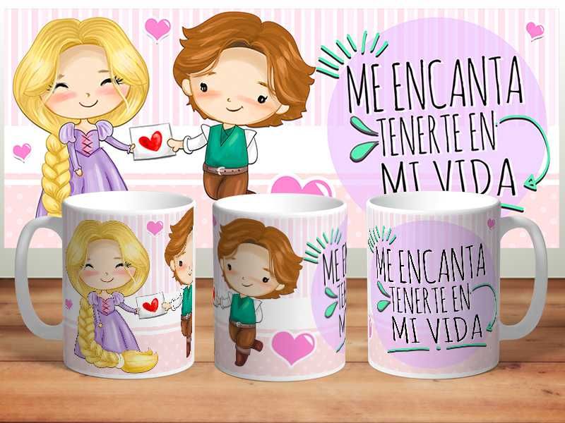 Coleção Canecas Principes e Princesas Disney