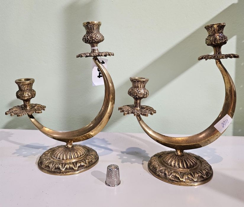 Castiçal par dourado