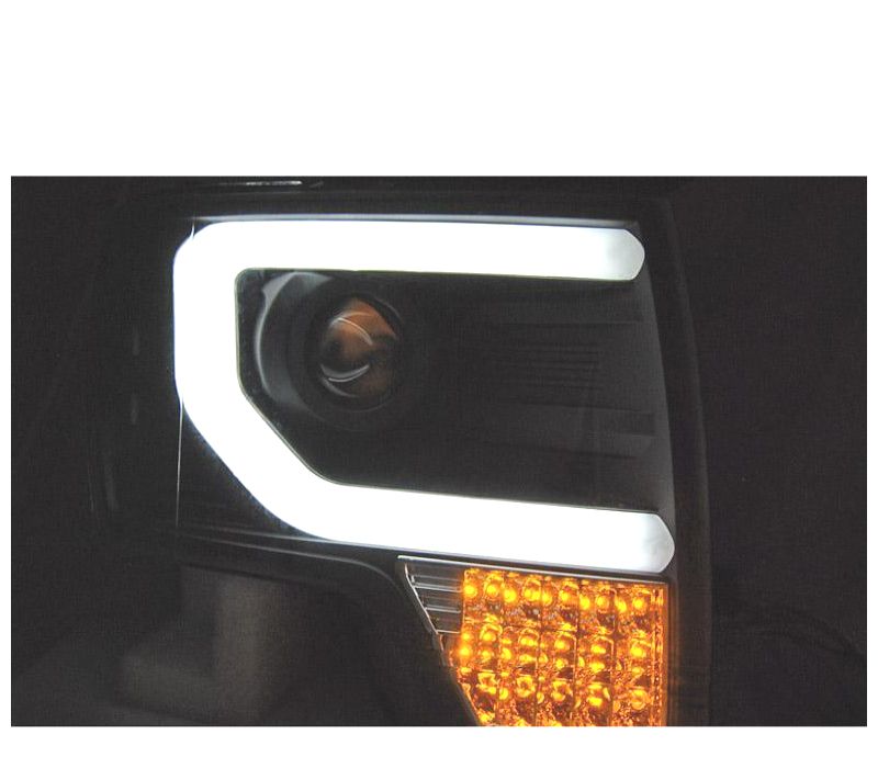 CONJUNTO DE FARÓIS DINÂMICOS PARA FORD F150 MK12 08-14 TUBE LIGHT