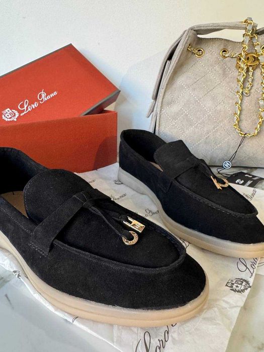 Лофери жіночі Loro Piana, натуральний замш!