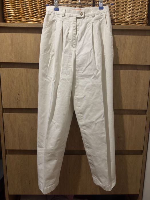 Брюки колір off white ( не білосніжні) The S’olla. Бавовна + льон.