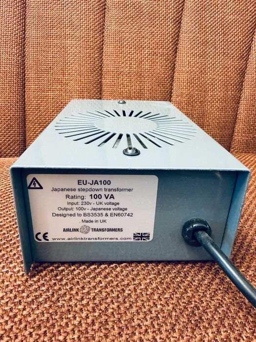 ‼️ Понижающие трансформаторы 230-100V и 230-110V, 2 шт ℹ️ AIRLINK и AC ADAPTOR для японской и американской аудиотехники