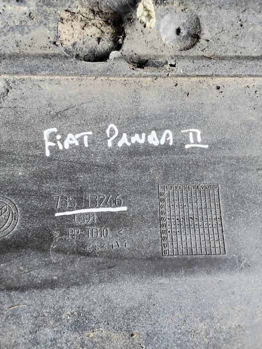 Parachoques fiat panda 2 tras