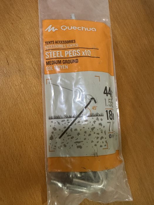 Estacas para tendas e toldos da Decatlon