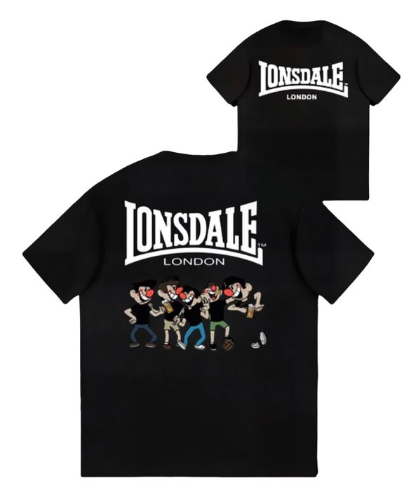 Мужская футболка Lonsdale London Fight Spider logo унисекс лонсдейл