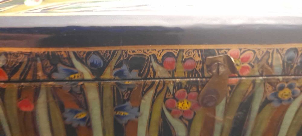 Caixa madeira indiana