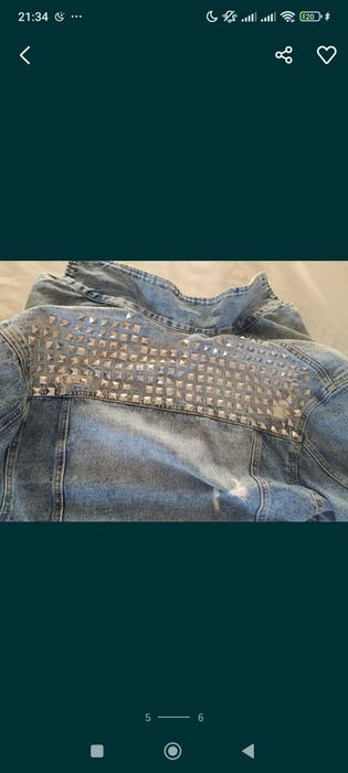 Kurtka katana jeansowa M-L denim
