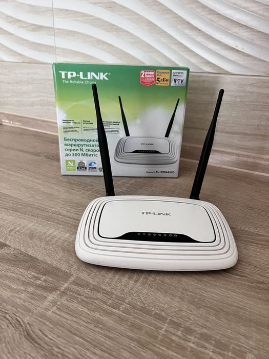 Wi-Fi роутер TP-Link TL-WR841ND, 300 Мбіт/с, з коробкою