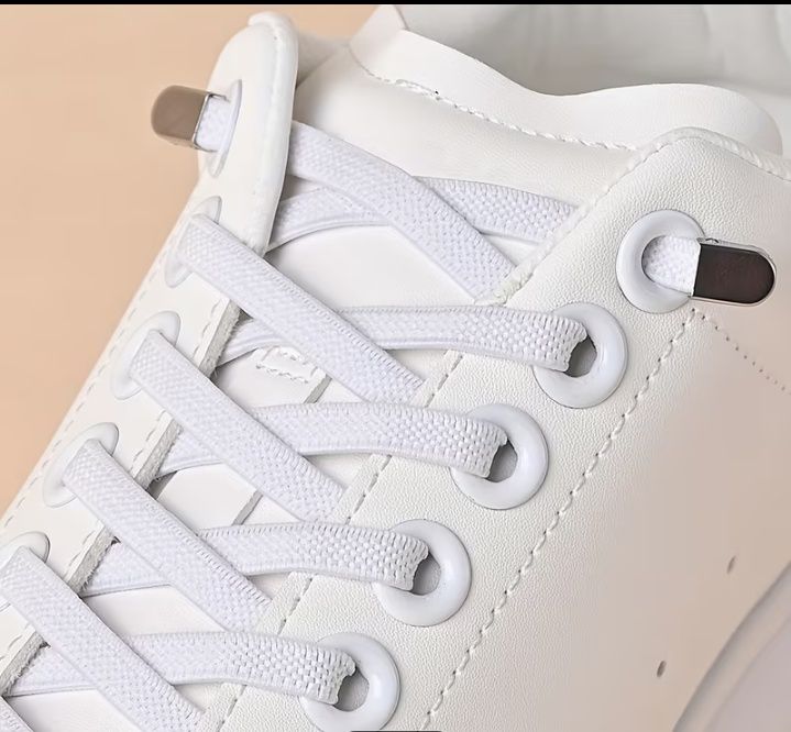 Шнурки резинки для взуття,чорні,білі,   швидко шнурки еластичні