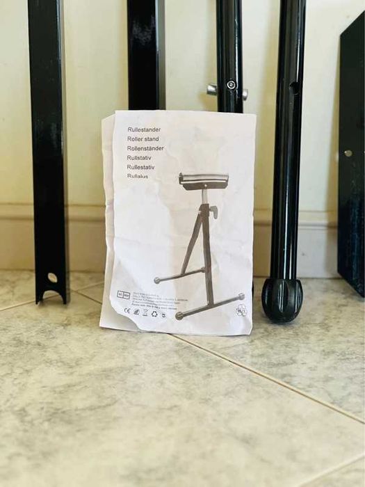 1x cavalete de rolamento com altura ajustável