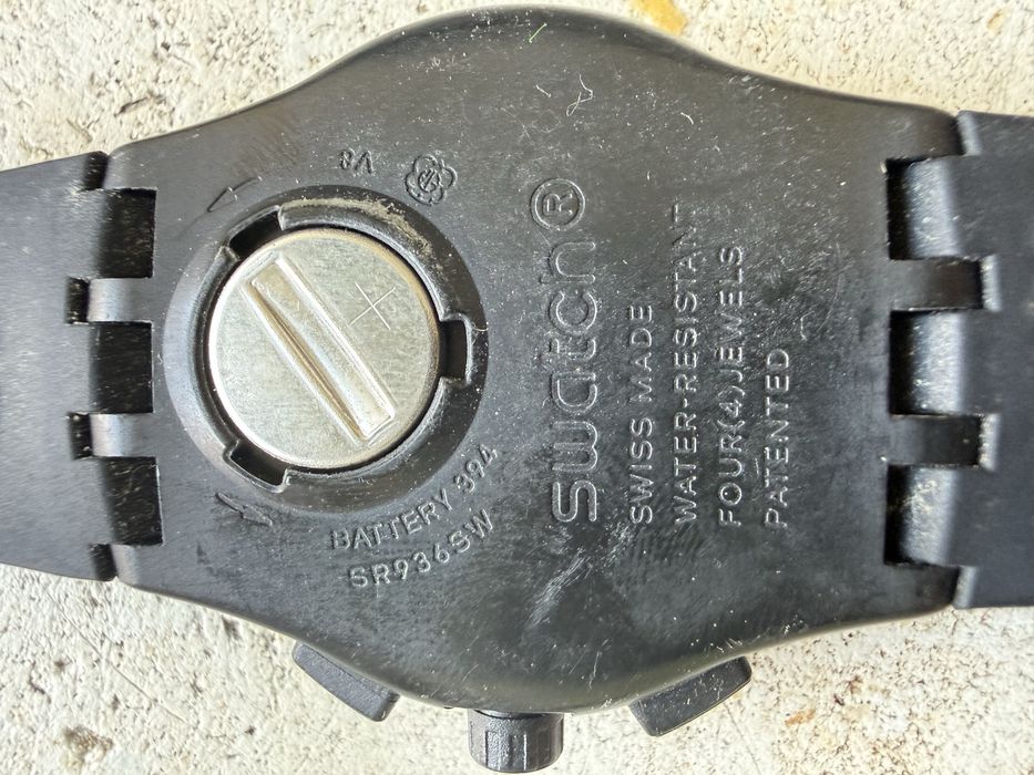 Swatch Irony Chronograph All Black Original