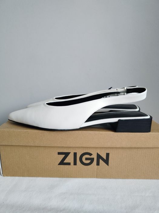 Zign skórzane buty damskie r. 38