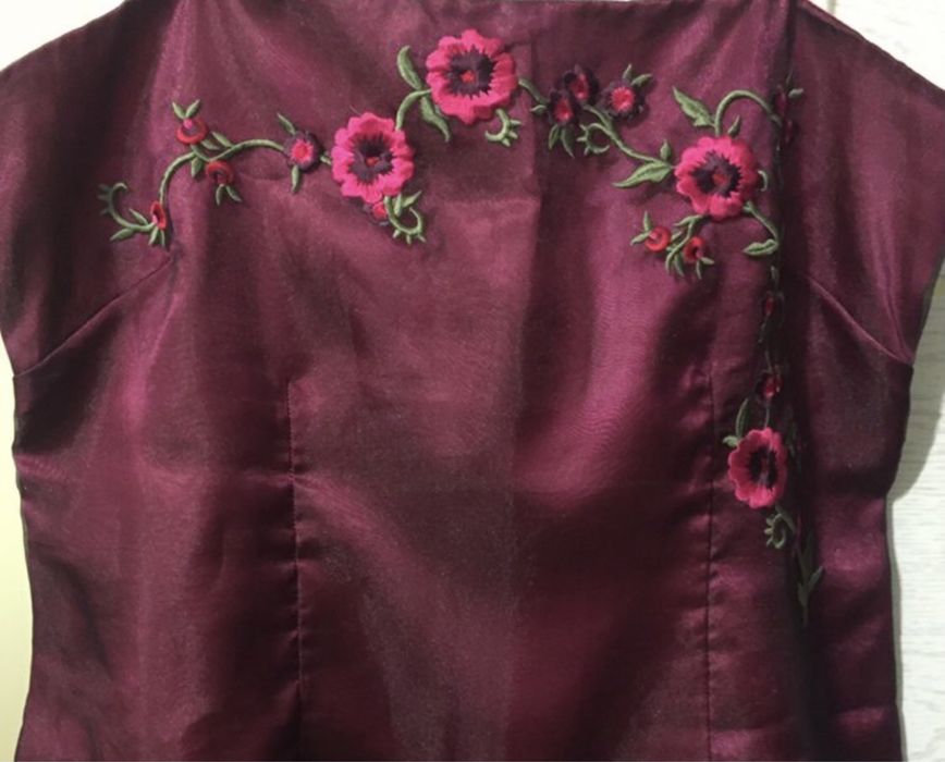 Плаття вишите лєнтами