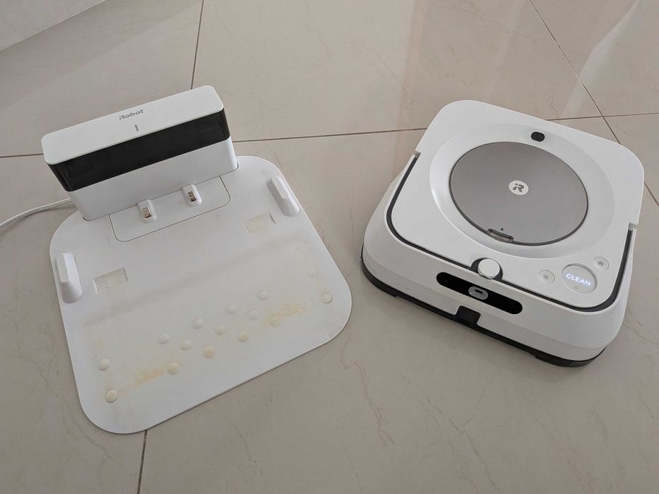 iRobot Braava jet m6 — pouco uso + 6 panos reutilizáveis