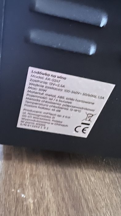 Lodowka na wino Hoffen