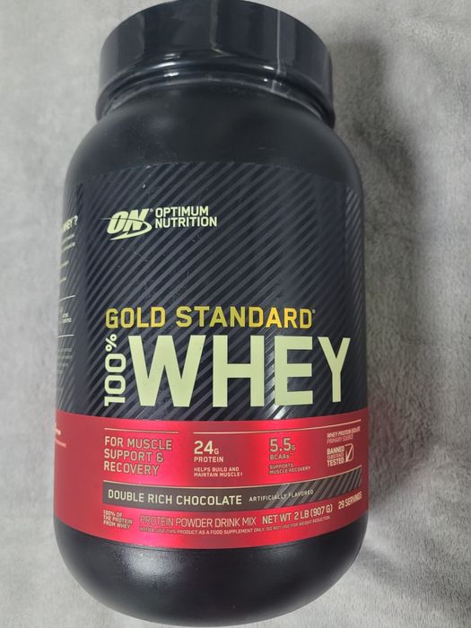 Białko Optimum Nutrition Gold Standard 100% Whey 907g Czekolada NOWE