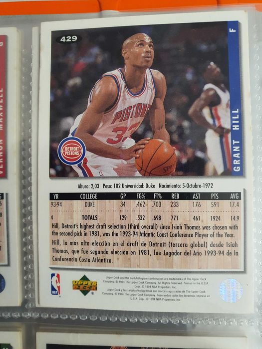 409 Cartas Upper Deck Collector's Choice NBA 1994-95 (Ler descrição)