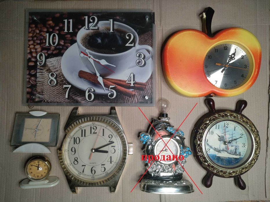 Настінні та настільні годинники