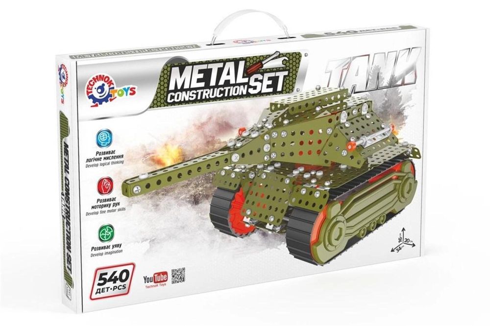 Konstruktor metalowy 540el ,301x494 mm