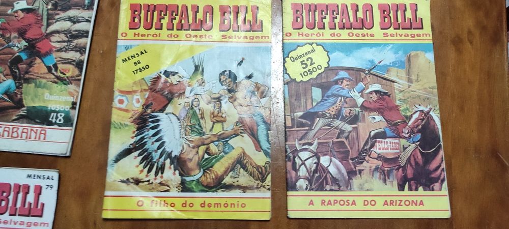 6 Números Búfalo Bill - BD anos 80