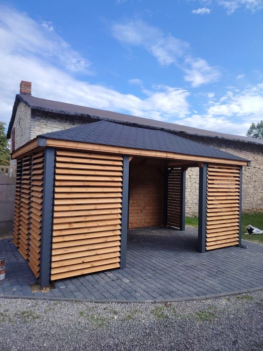 Altana ogrodowa 3x5m "RUCHOME DESECZKI"