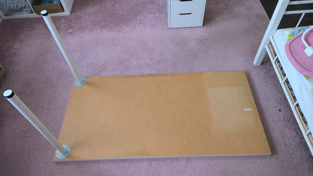 Blat biały Ikea linnmon 150x75x