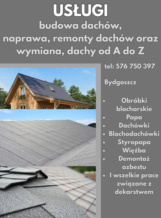 Dekarz - Usługi dekarskie od A do Z