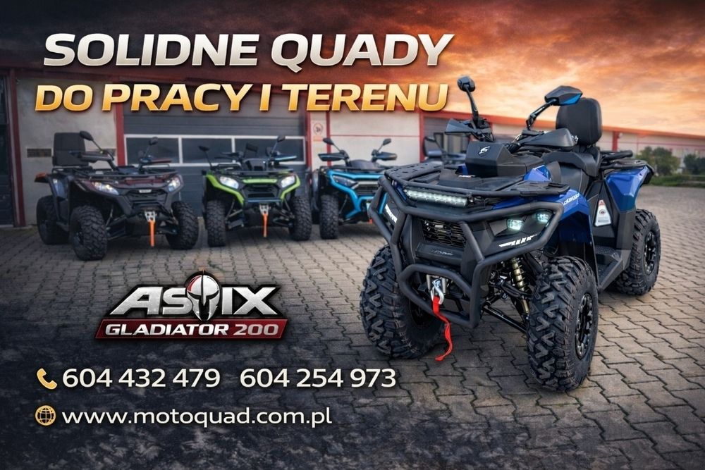 Quad ASIX 200cc automat raty na dowód