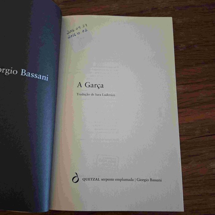 A Garça - Giorgio Bassani