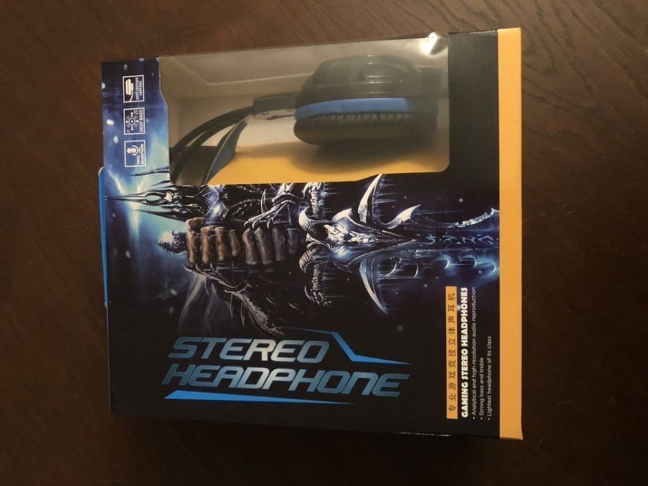 Headphones stereo Gaming Novos selados!