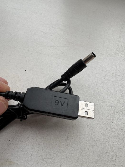 Кабель на 9В та 12В для роутера від павербанку