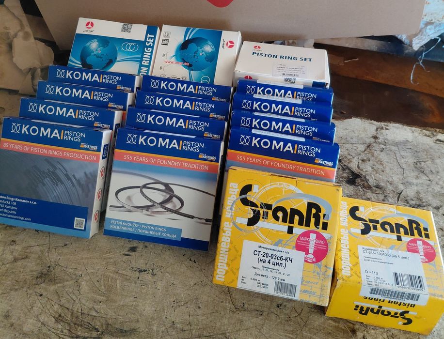 Продам поршневі кільця вир.Чехія ,Польща та інш.до МТЗ СМД ЮМЗ Т40 Т25