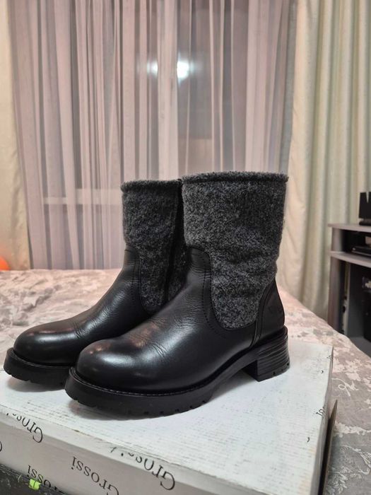 Шкіряні чоботи respect зима