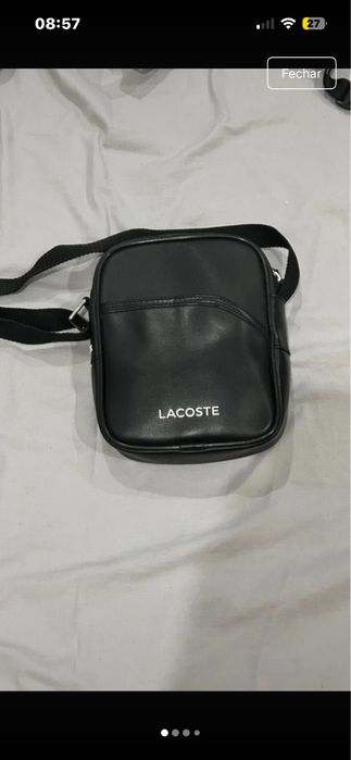Vendo bolsa lacoste homem