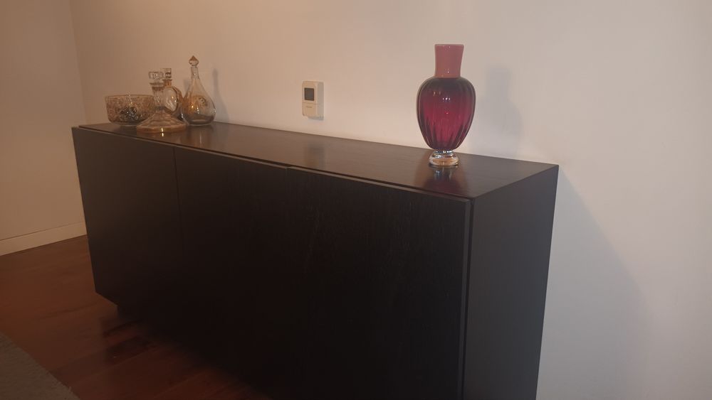 Aparador sala madeira wengué