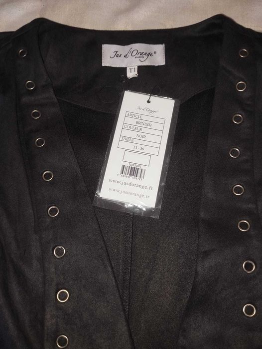 Casaco preto da Jus d'Orange