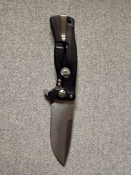 Nóż składany LionSteel SR11A Black Aluminum,