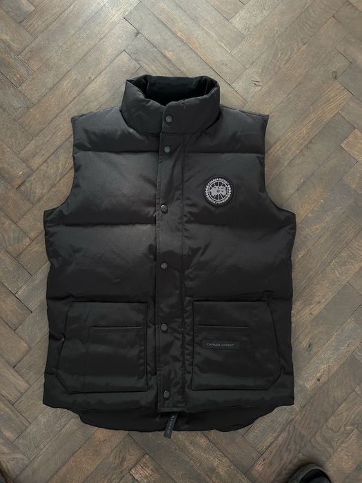 Canada Goose black badge kamizelka puchowa
