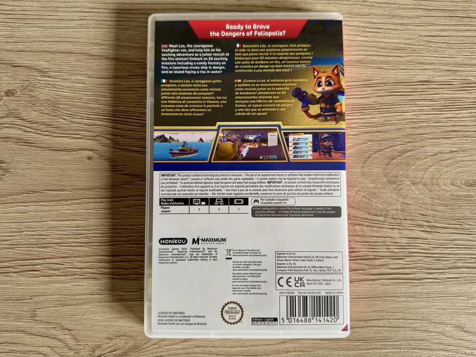 Jogo Nintendo Switch Leo The Firefighter Cat