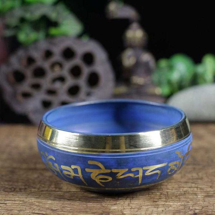 Taça do Tibete em Cobre 8,5 cm + Martelo - Budismo Meditação Yoga