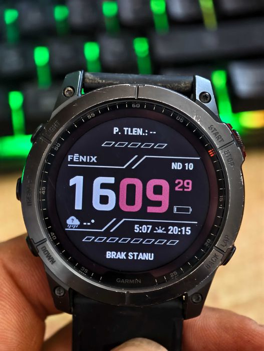 Garmin fenix 7x solar plus mapa topo na gwarancji