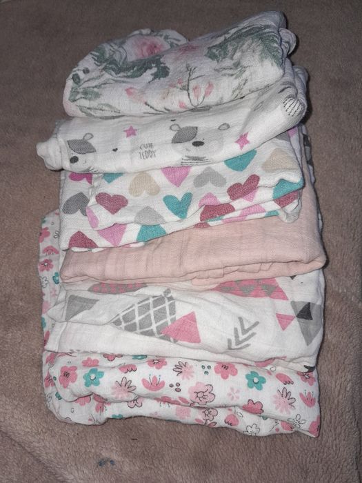 Zestaw do wózka dla dziewczynki- fioletowy