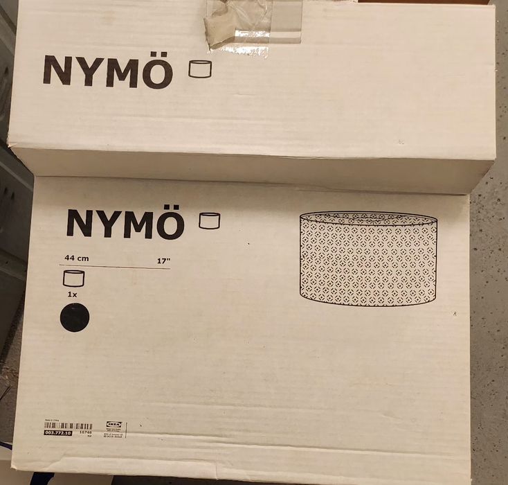 Новий абажур Nymo ikea + шнур підвіс