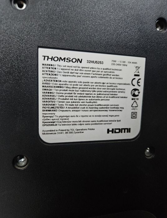 Telewizor Thompson 32' z dekoderem