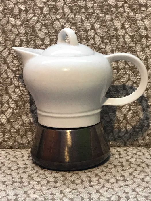 Kafeteria stalowo - porcelanowa ciśnieniowa, kawiarka