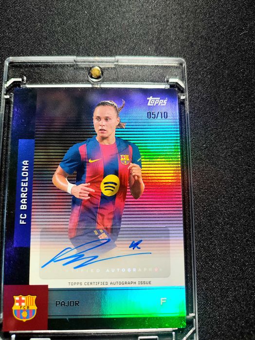 Karta Topps Team Set - Ewa Pajor - FC Barcelona - Auto - Limit /10