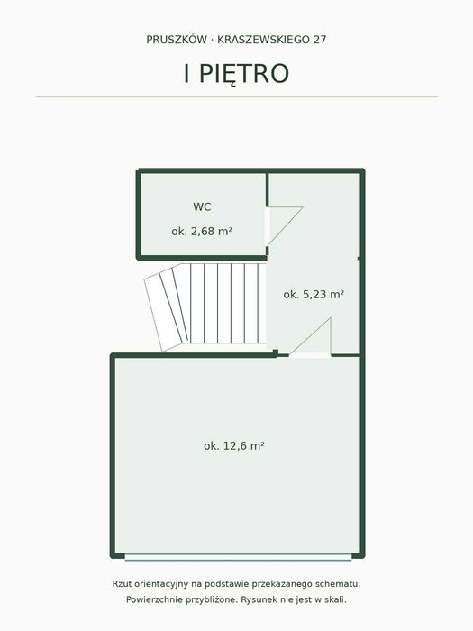 Lokal usługowy ok. 40 m² | Centrum Pruszkowa | 3200 zł | Od zaraz